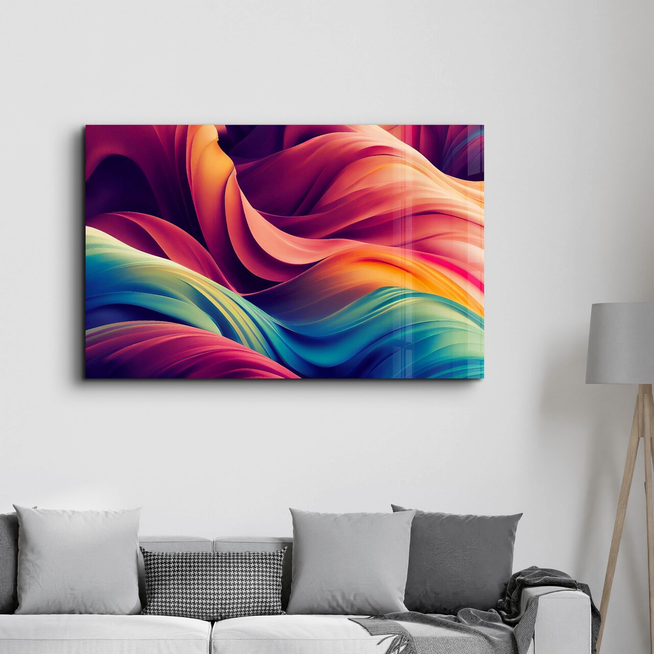 Tablou decorativ, SPR-1344, Dimensiuni: 70 x 110 cm, Multicolor - view 3