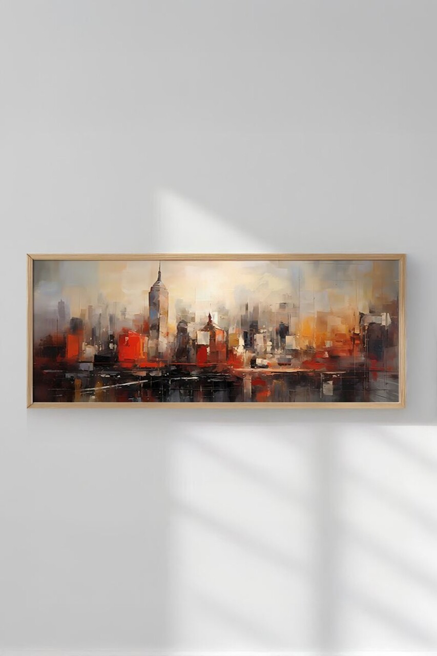 Tablou decorativ, Artsmdfyty18-3370, Vopsea: 100% MDF (grosime: 2,7 mm), Multicolor - view 4
