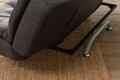 Canapea extensibila cu 3 locuri, Futon, 859FTN2896, Metal , Gri inchis