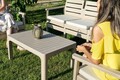 Set mobilier de gradina, Okko, Solemare 185, Bej deșert