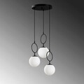 Lustra, Fulgor, 942FLG1653, Metal, Negru