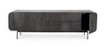 Comoda TV Orissa, Bizzotto, 172x44x55 cm, lemn de mango/MDF, negru