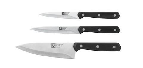 Set 3 cutite, richardson sheffield, cucina starter, inox