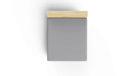Cearceaf cu elastic pentru o persoana (it) (es), grey, patik, bumbac