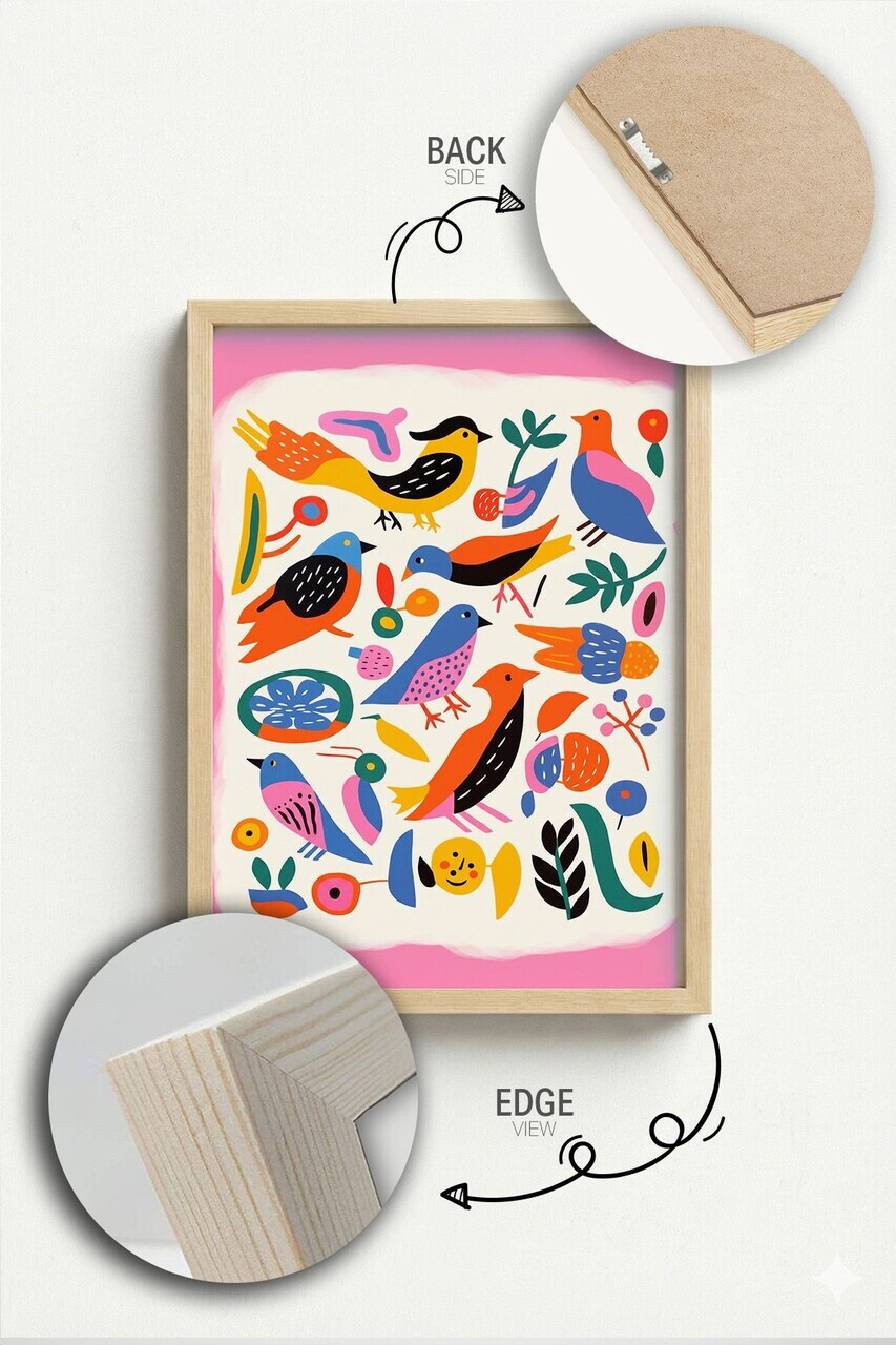 Tablou decorativ, Artnewclahsp76-3348, Lemn masiv, MDF, Multicolor - view 4