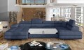 Coltar extensibil dreapta 6 locuri ELTAP, Rod-31, Rodrigo, 345x202x90 cm, lemn/poliester, albastru