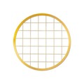 Decoratiune de perete, Moodboard 7, Metal, Dimensiune: 55 x 55 cm, Auriu