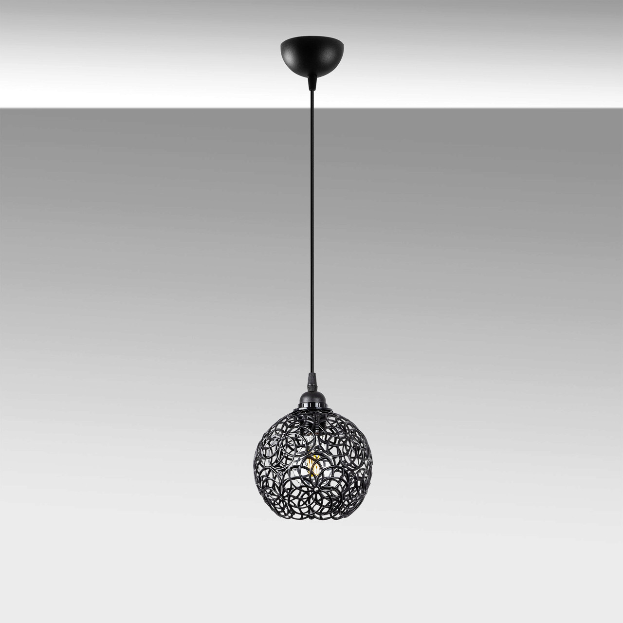 Lustra, Fulgor, 942FLG1449, Metal, Negru - 2 | YEO