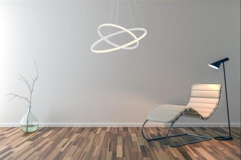 Lustra beyaz, 2002/2 kck by, squid lighting, 40x40x70 cm, 40w, alb