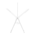 Uscator de rufe cu suport umerase, Brabantia, Hangon Fresh, 25 m capacitate de uscare, otel, alb