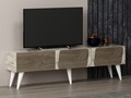 Comoda TV, Odessa, Veas, 150x30x43 cm, PAL, Marmură / Nuc