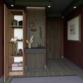 Dulap pentru haine, Miwood, Yaman 1 Door, 40x182x47 cm, PAL, Maro
