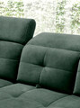 Coltar extensibil stanga 5 locuri ELTAP, LT-35RAQ, Inferne, 297x210x107 cm, lemn/poliester, verde inchis