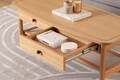 Masuta de cafea, Howard, Daisy, 120x55x45 cm, Natural/Lemn