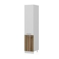 Dulap pentru bucatarie, Hanah Home, Minar, 45x222x58 cm, Alb / Dore