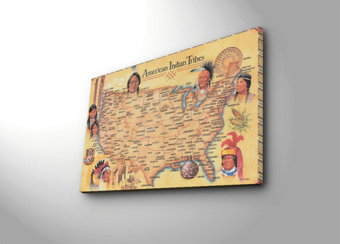Tablou decorativ, 4570ntvc-6, canvas, dimensiune: 45 x 70 cm, multicolor