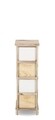 Comoda Finnley, Bizzotto, 26 x 32 x 80 cm, lemn de paulownia