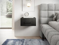 Noptiera ELTAP, Raftt, 40x42-44x20 cm, PAL/MDF, negru