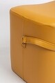 Taburet,  Bizzotto, Giona, 34 x 35 x 51 cm, piele ecologica/mdf, mustar