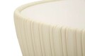 Masuta de cafea Elge, Mauro Ferretti, 71x71x38 cm, fier/ceramica, crem/auriu