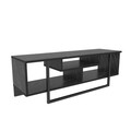 Comoda TV, Retricy, Asal 120, 120x35.2x40.2 cm, PAL, Negru