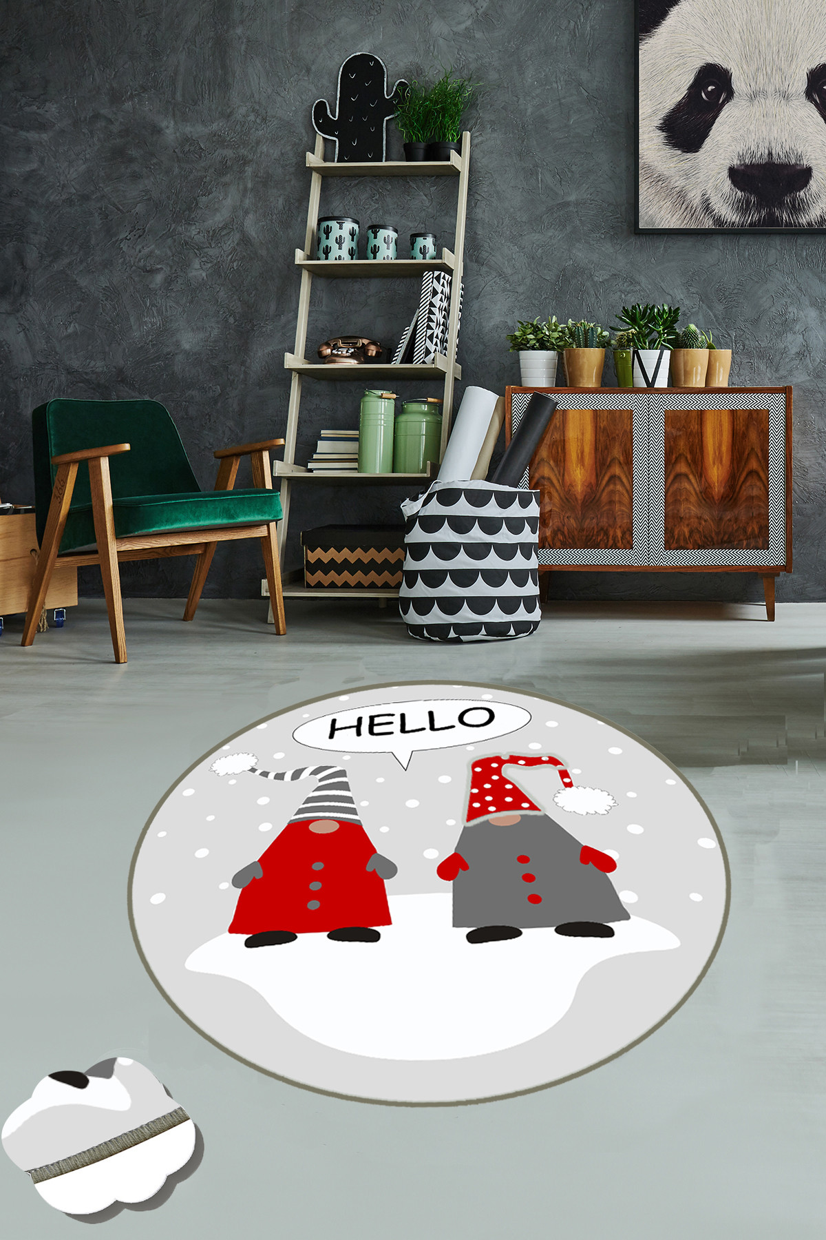 Covor, Snowman, Multicolor