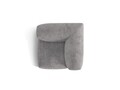 Modul pentru canapea, 1 loc, Martina-212, Micadoni Home, 100x100x75 cm, velur, gri deschis