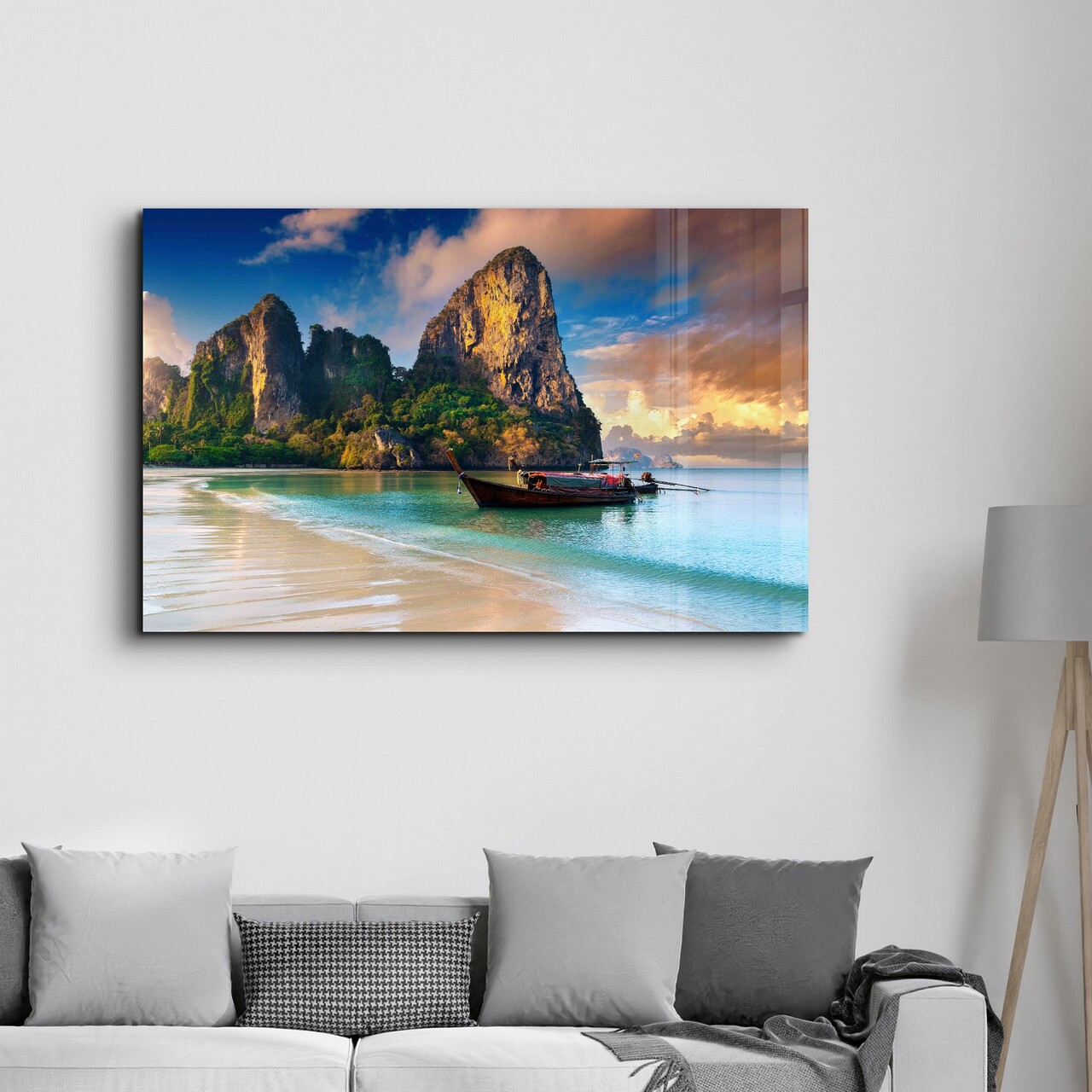 Tablou decorativ, SPR-1329, Dimensiune: 35 x 55 cm, Multicolor - view 3