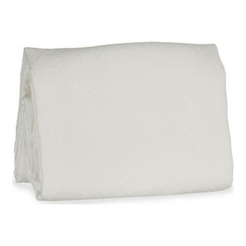 Cuvertura de pat Geometric Quilt, Gift Decor, 180 x 260 cm, amestec bumbac, alb 180 imagine 2022