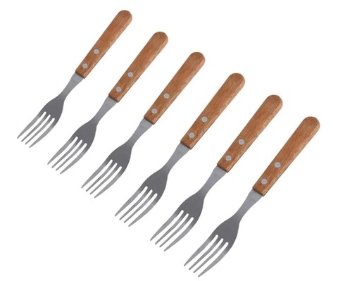 Set 6 furculite Vaggan, 19.5 cm, inox,