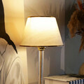 Lampa de masa, Insignio, 780SGN2562, Plastic, Bej / Auriu
