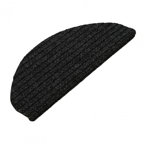 Set 2 covorase pentru trepte Stripes, Heinner, 63.5×23.5 cm, polipropilena, antracit Covoare