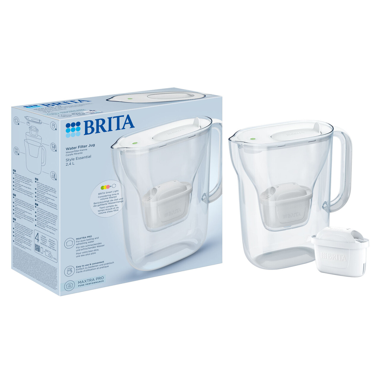 Cana filtranta BRITA Style Essential 2,4 L Maxtra Pro (White) - view 2