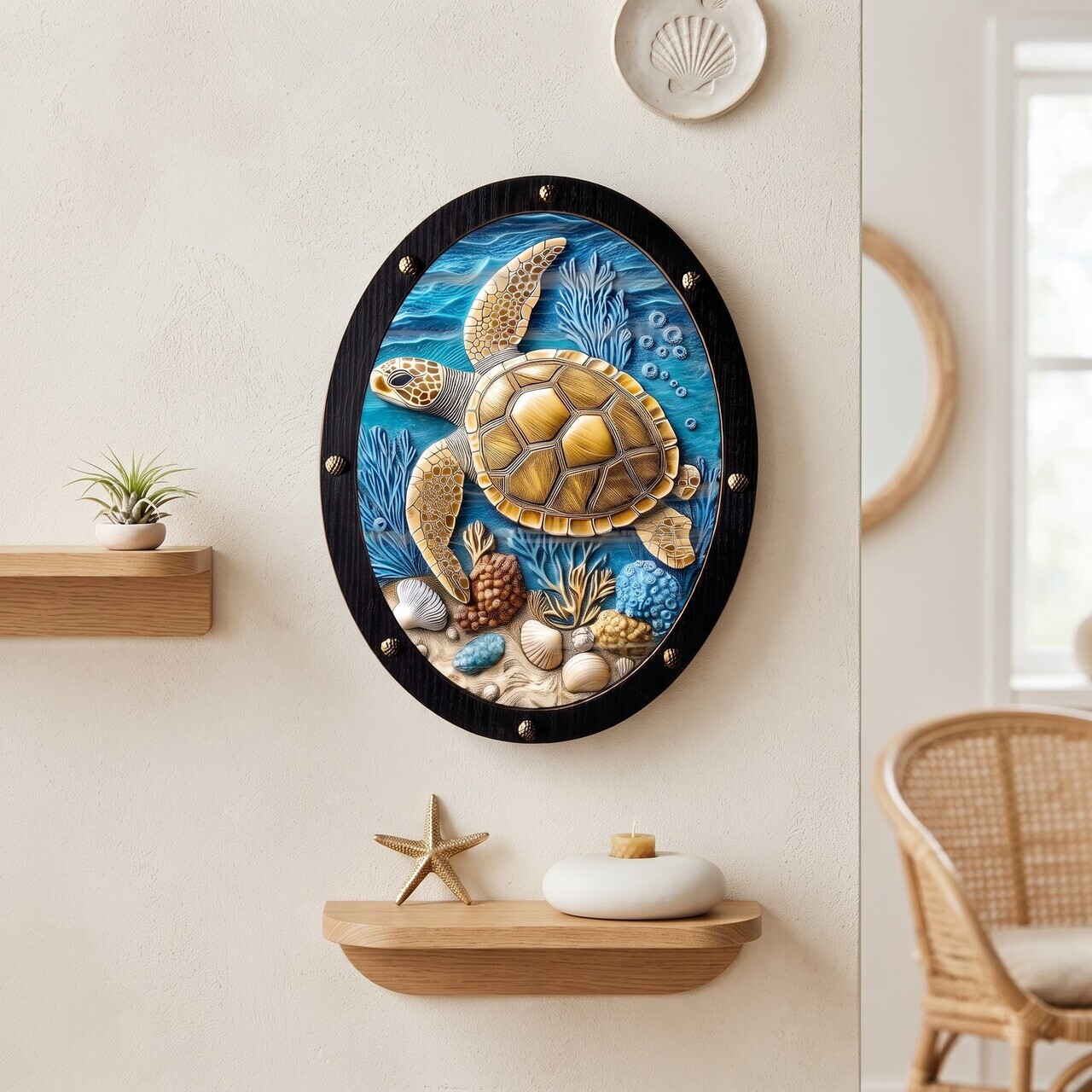 Decoratiune de perete, ALQ145-S, Imprimat UV, Multicolor