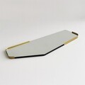 Oglinda decorativa, Neostill, Irregular, 60x120 cm, MDF , Negru