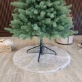 Brad artificial Christmas Deluxe by Sersimo, Kovalivska argintiu, 3D, 150 cm