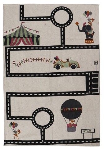 Covor pentru copii Game, Heinner, 120×160 cm, bumbac, multicolor