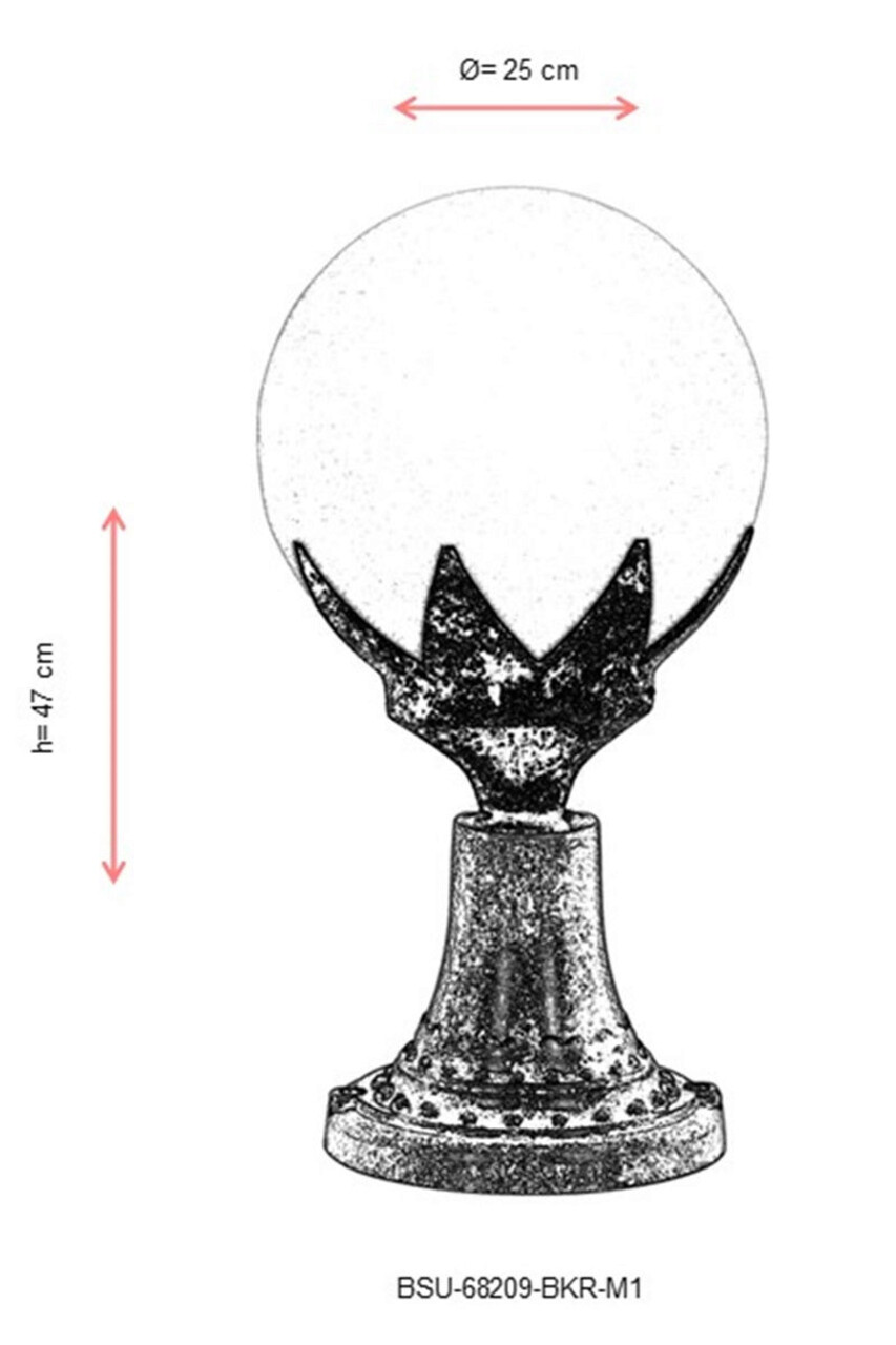Lampa de exterior, Avonni, 685AVN1359, Plastic ABS, Maro