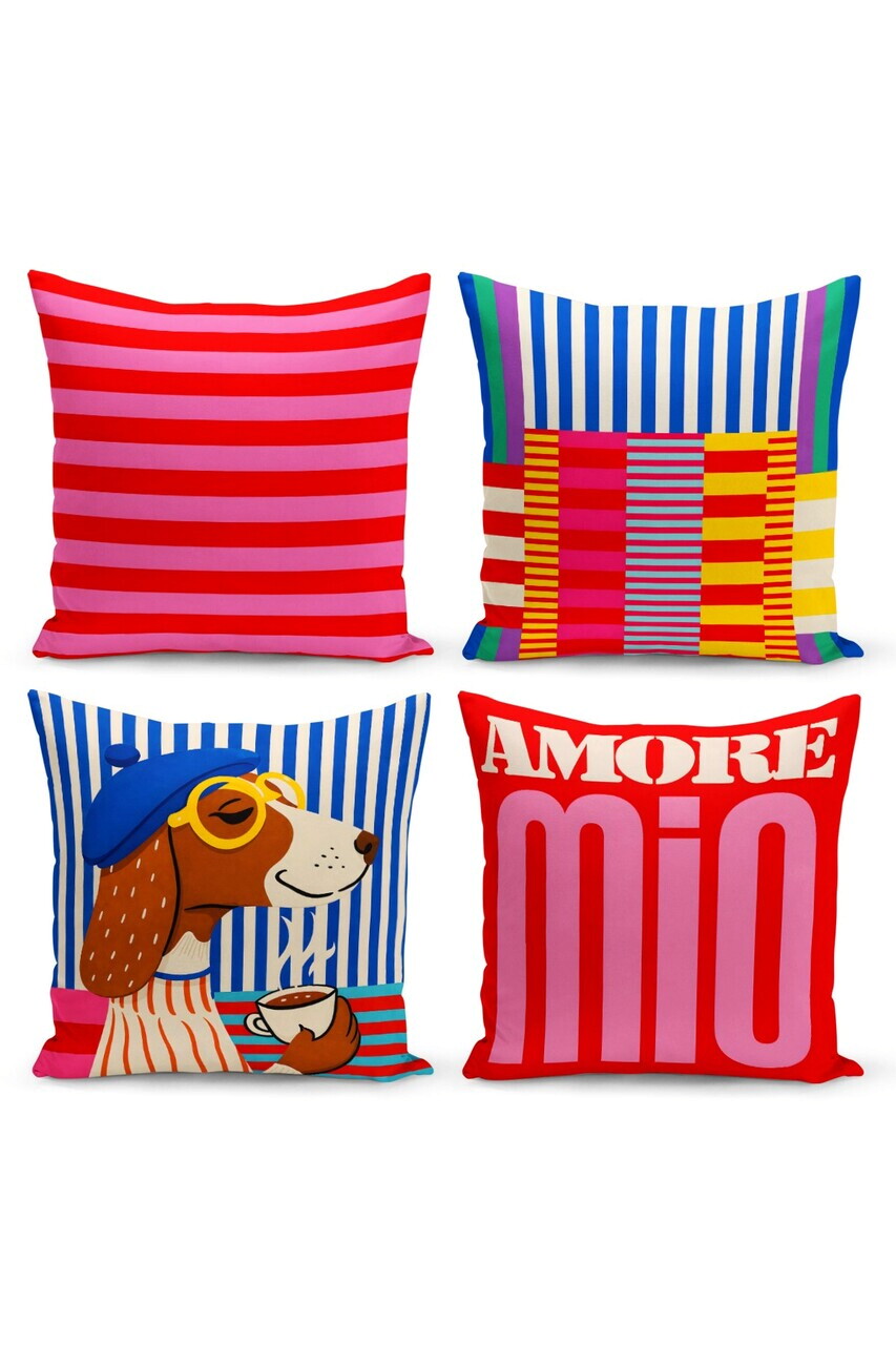 Set fete de perna, Dsypopartset4-39, Poliester, Multicolor — imaginea 2