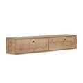 Comoda TV, Nordure, Ligne 140, 140x25x25 cm, Maro