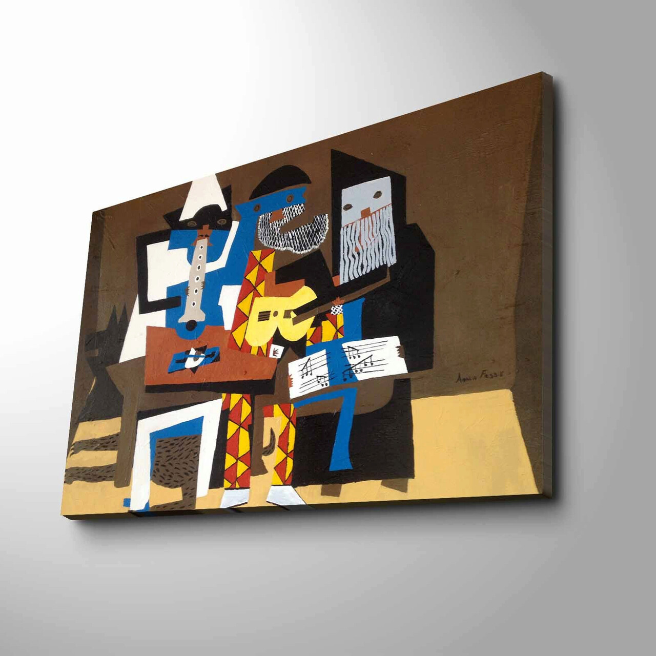 Tablou decorativ, FAMOUSART-10, Canvas, Dimensiune: 45 x 70 cm, Multicolor - 1 | YEO