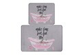 Set covorase de baie 2 piese, Chilai, Make Time Djt, Poliester, Multicolor
