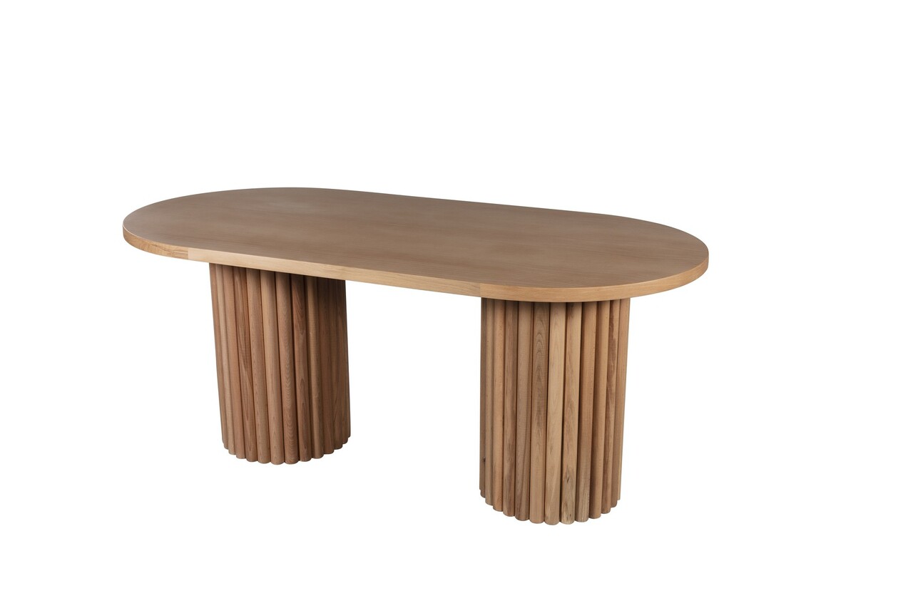 Set masă și scaune (5 bucăți), Hanah Home, Danyi, Natural - imagine 3