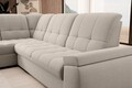 Coltar extensibil stanga 3 locuri ELTAP, LT-22IN, Sado, 272x192x95 cm, lemn/poliester, bej deschis