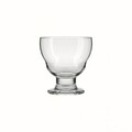 Set 3 cupe cu picior pentru desert Nadir Samba, sticla rezistenta, 360 ml