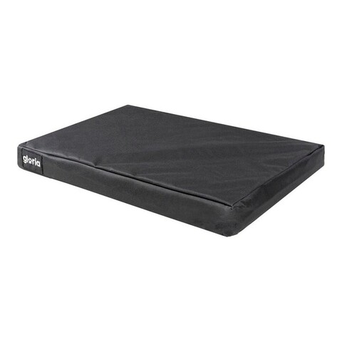 Pat pentru caini viscoelastic, gloria, poliester, 60 x 40 x 6 cm, negru