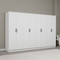Dulap pentru haine, Miwood, Kardelen 1600-128, Alb