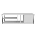 Comoda TV, Retricy, Oneida, 140x35.3x50.8 cm, PAL, Alb/Negru