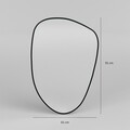 Oglinda decorativa, Neostill, Dream, 91x61 cm, MDF , Negru