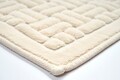 Set covorase de baie 2 piese, Alanur Home, Cottonkt 000014, Bumbac, Crem